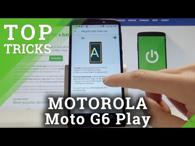 Video thumbnail for Top Tricks MOTOROLA Moto G6 Play - The Best Tips / Cool Features
