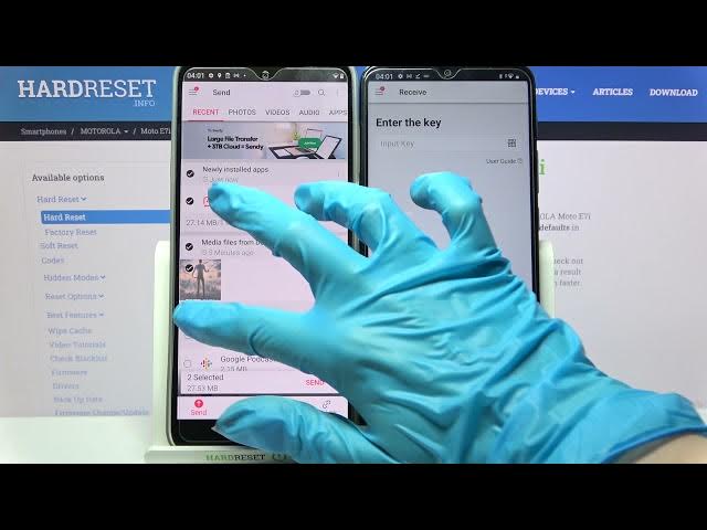 Video thumbnail for Transfer Files from Motorola Device to MOTOROLA MOTO E7I POWER - Send Anywhere