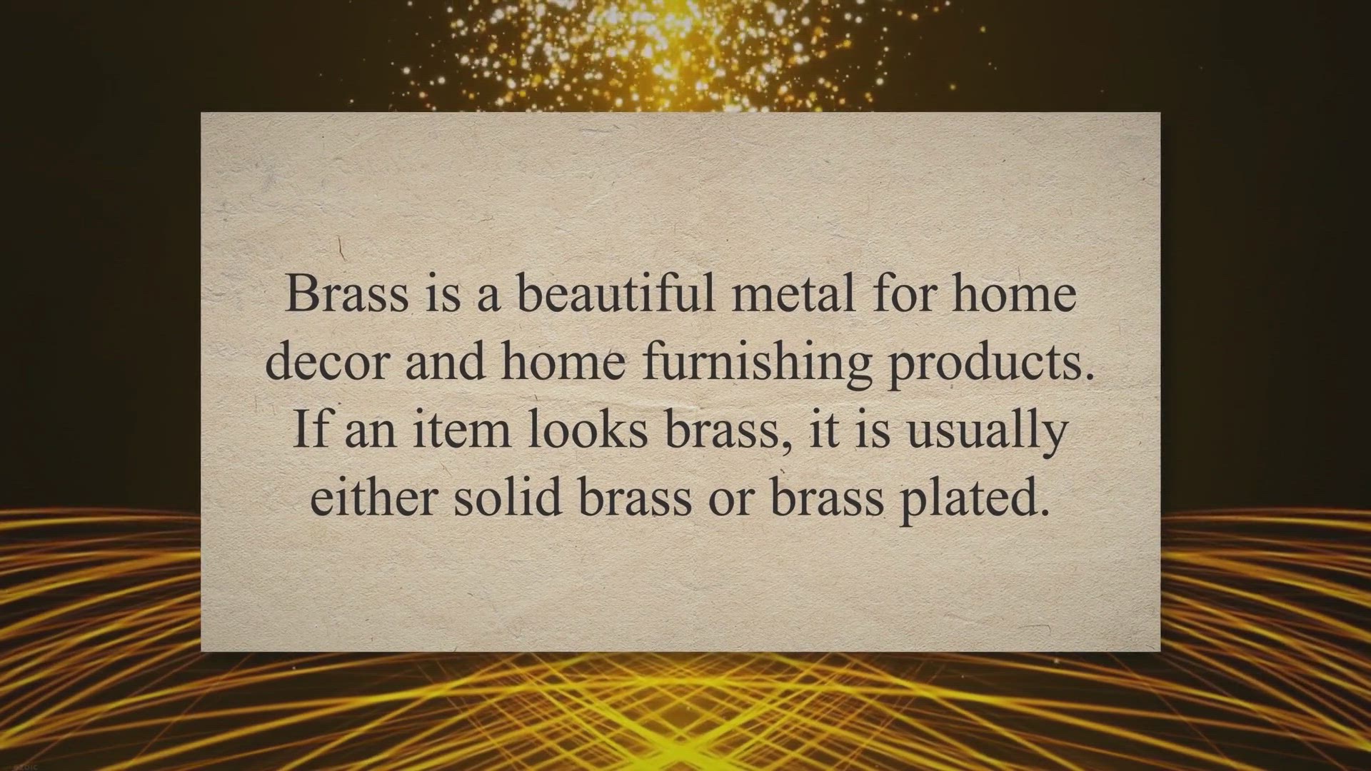 'Video thumbnail for Quick Way To Tell If Something Is Solid Brass Or Brass Plated'