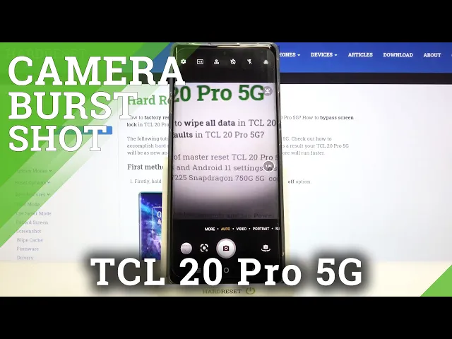 Video thumbnail for How to Take Burst Shot on TCL 20 Pro 5G – Make Multiple Photos
