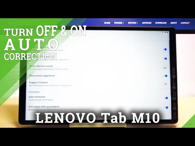 Video thumbnail for How to Enable Text Correction Option on LENOVO Tab M10 – Keyboard Settings