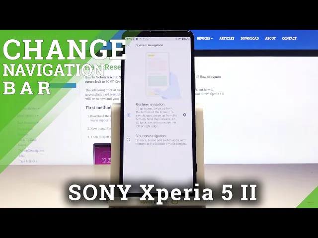 Video thumbnail for How to Change Navigation Bar in SONY Xperia 5 II – Find Navigation Bar Settings