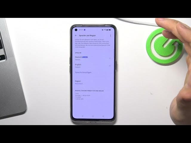 Video thumbnail for How to Change Language on Realme Q5 Pro - Language Settings