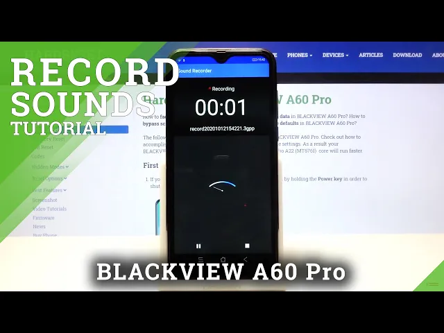 Video thumbnail for How to Record Sounds in BLACKVIEW A60 Pro – Use Sound Recorder