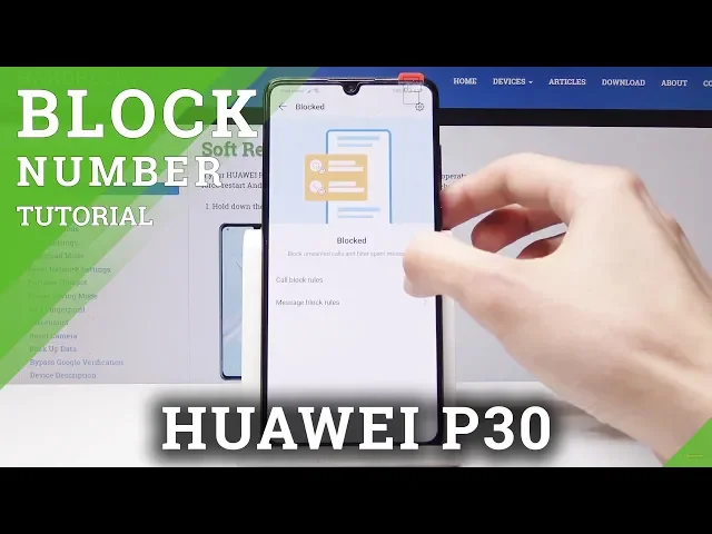 Video thumbnail for How to Block Number in HUAWEI P30 - Create Blacklist