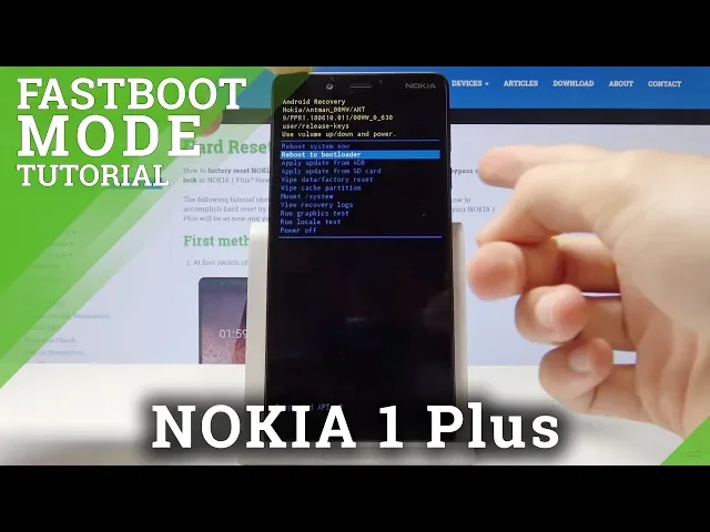 Video thumbnail for How to Exit Fastboot Mode in NOKIA 1 Plus - Open Fastboot Mode