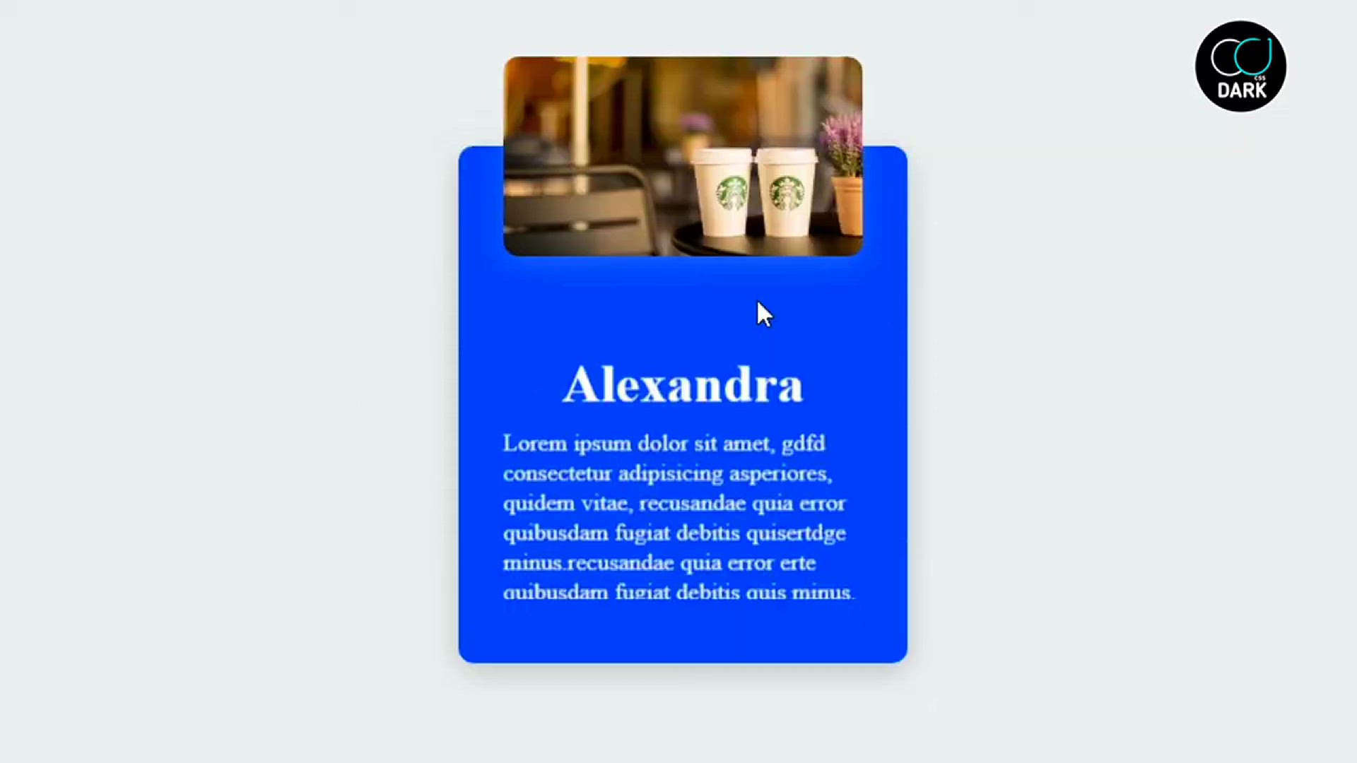 'Video thumbnail for How to Create Image Card Hover with Html & CSS'