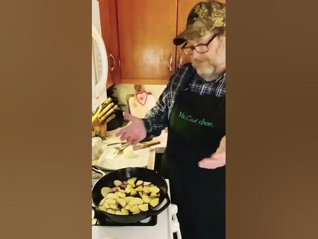Video thumbnail for The Crispiest Cast Iron Fried Potatoes and Onions Ever! 🥔🔥