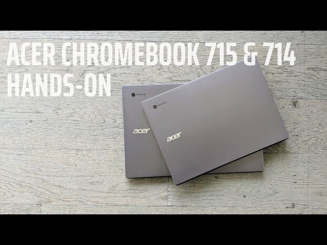 Video thumbnail for Hands-On With the New Acer Chromebook 714 & 715