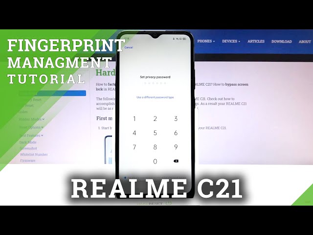 Video thumbnail for How to Set Up Fingerprint App Lock in Realme C21 – Block Apps with Fingerprint