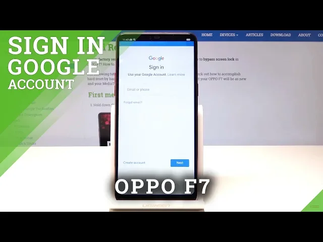 Video thumbnail for How to Activate Google Backup in OPPO F7 - Add Google Account