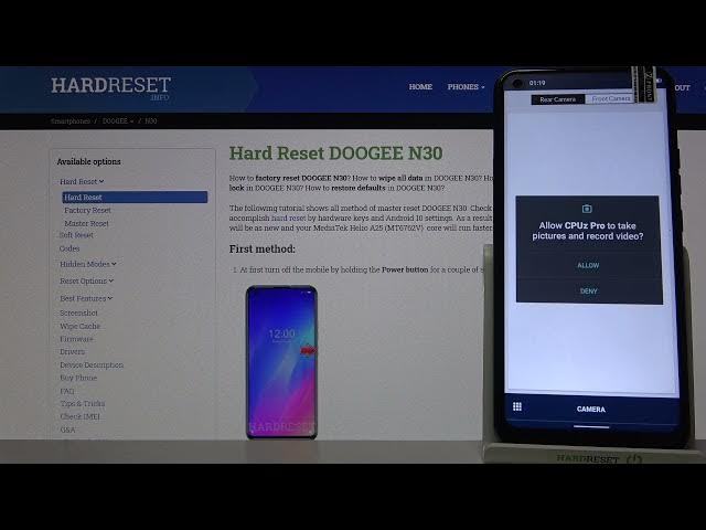 Video thumbnail for Doogee N30 - CPU-Z PRO SPECIFICATION