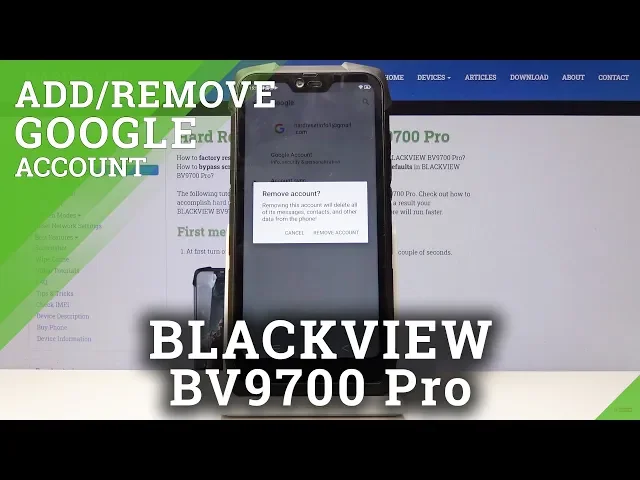 Video thumbnail for How to Use Google Account in BLACKVIEW BV9700 Pro - Add & Remove User