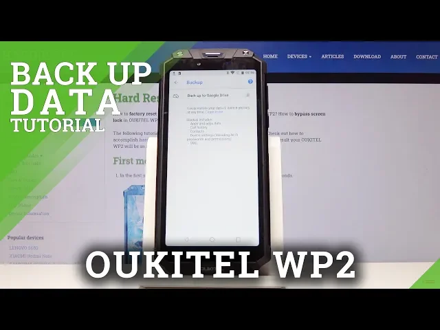 Video thumbnail for How to Enable Data Backup on OUKITEL WP2 - Permit Google Backup