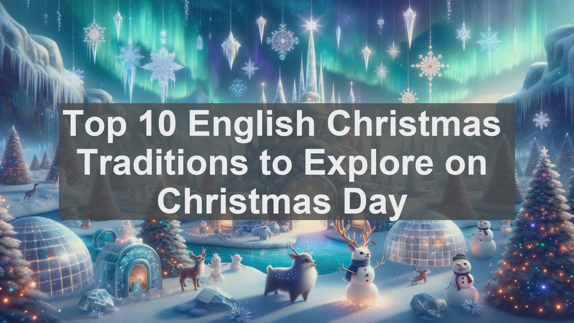 'Video thumbnail for Top 10 English Christmas Traditions to Explore on Christmas Day'