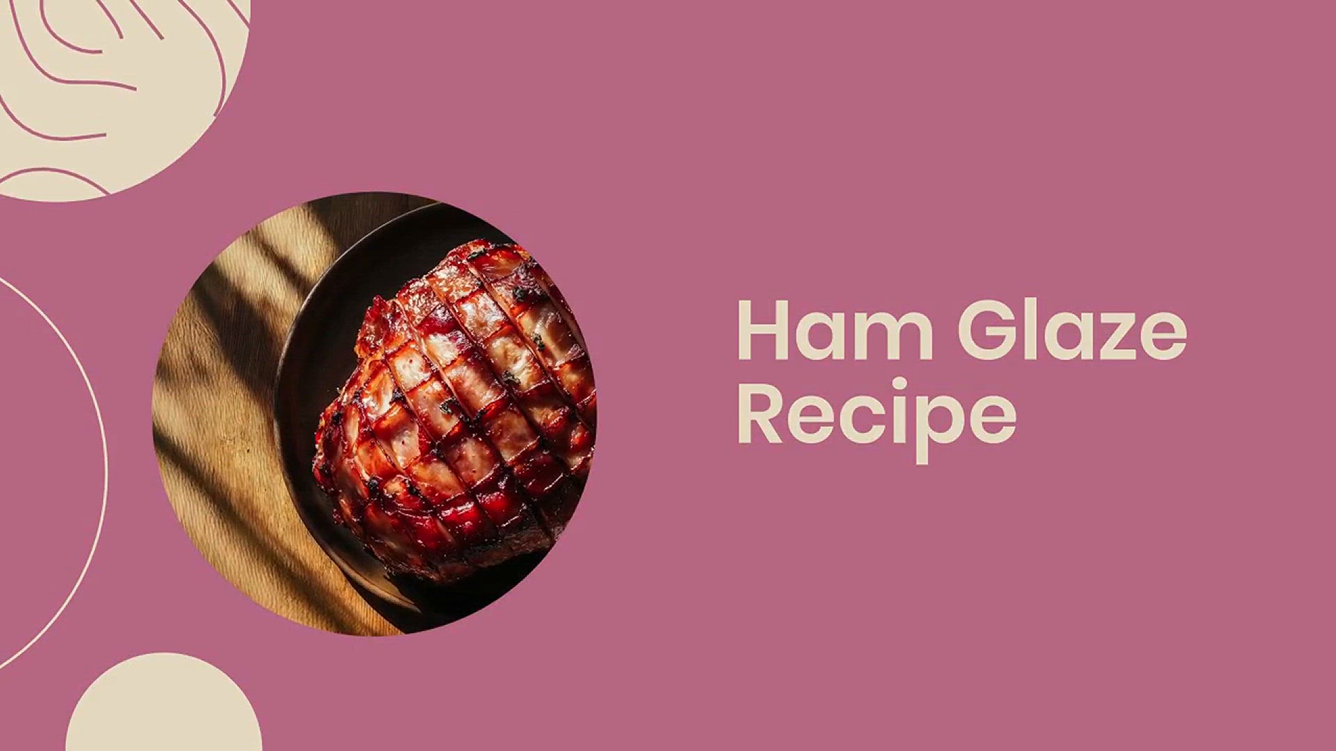 Video thumbnail for Ham glaze recipe
