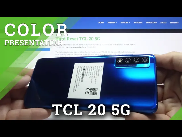 Video thumbnail for TCL 20 5G - Placid Blue - Blue Cover Presentation