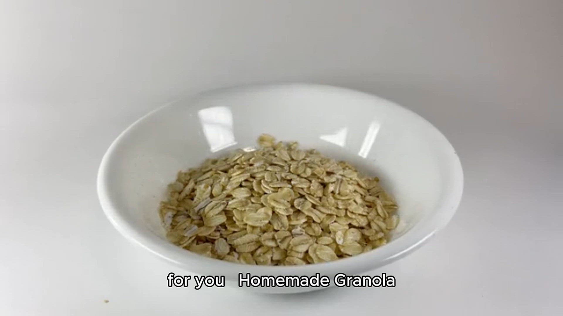 Video thumbnail for Granola recipe