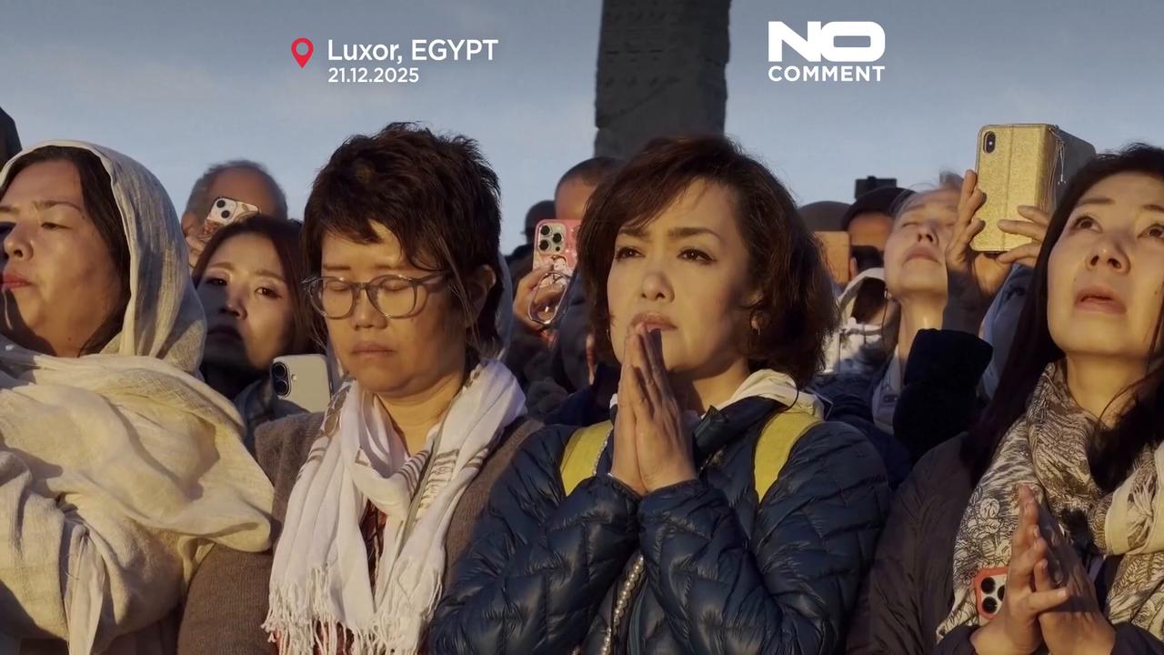 Video thumbnail for Winter solstice: sunrise aligns with Karnak Temple in Luxor, Egypt