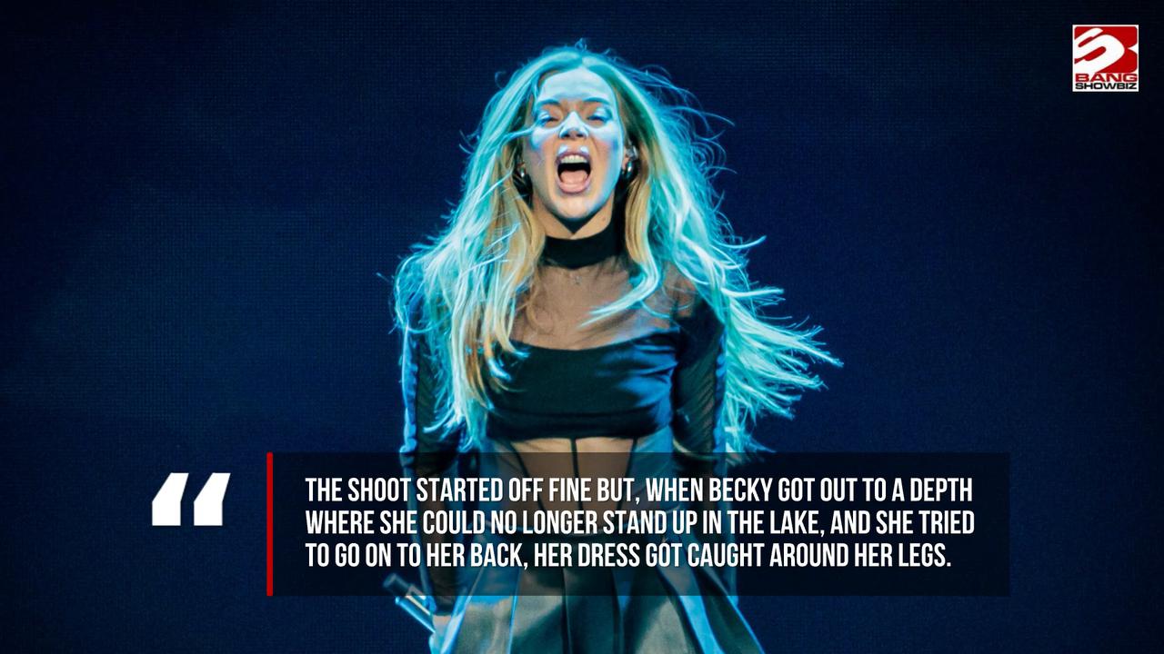 Video thumbnail for Becky Hill ‘nearly drowned’ while shooting a music video in a lake