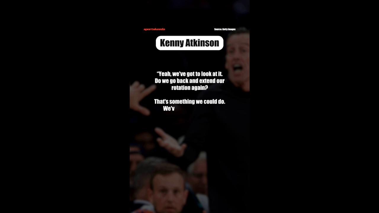 Video thumbnail for Cavs PANICKING? Kenny Atkinson Teases HUGE Rotation