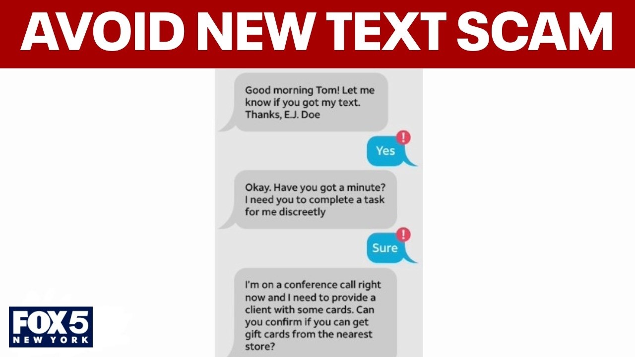 Video thumbnail for How to avoid text message scammers posing as your boss