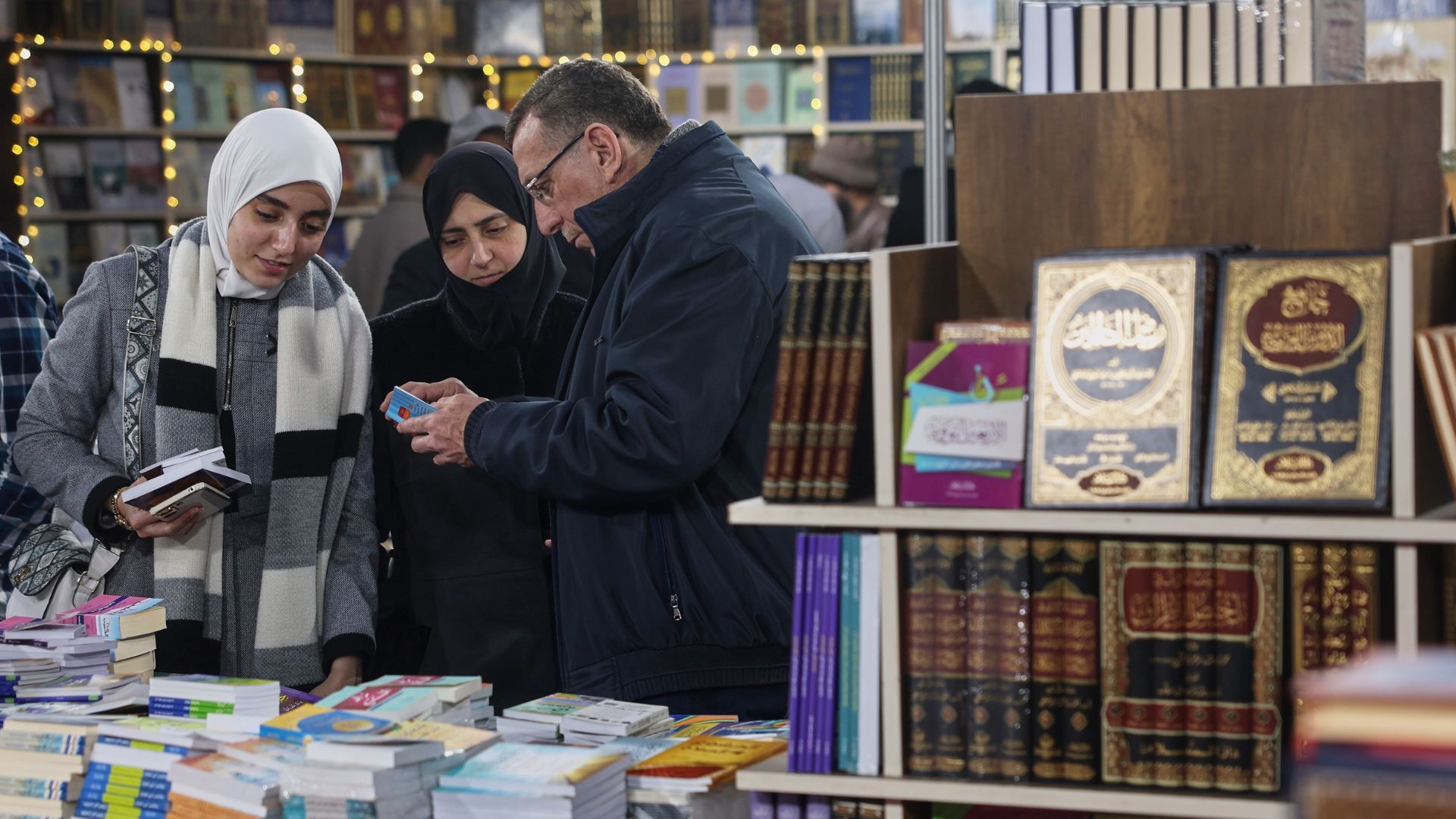 Video thumbnail for Syrians embrace newfound hope and literary freedom at Damascus book fair