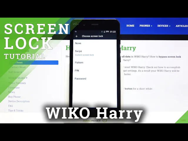 Video thumbnail for How to Set Up Screen Lock in Wiko Harry – Choose Locking Method