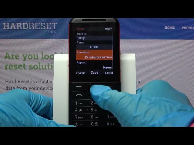 Video thumbnail for How to Add Event to Calendar on NOKIA 5310 (2020) - Create Calendar Event