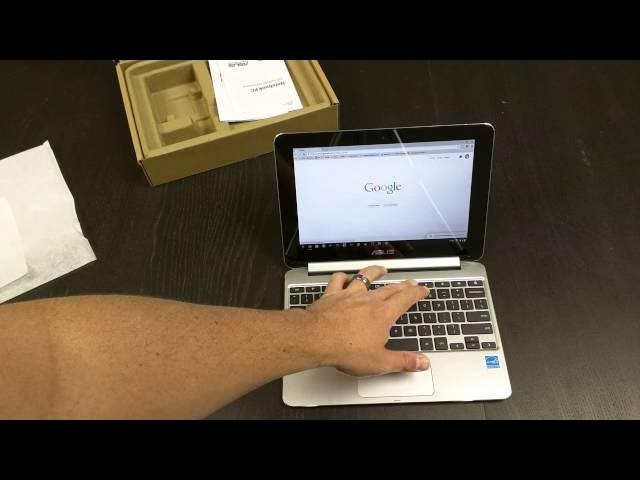 Video thumbnail for ASUS Chromebook Flip (C100P) Unboxing