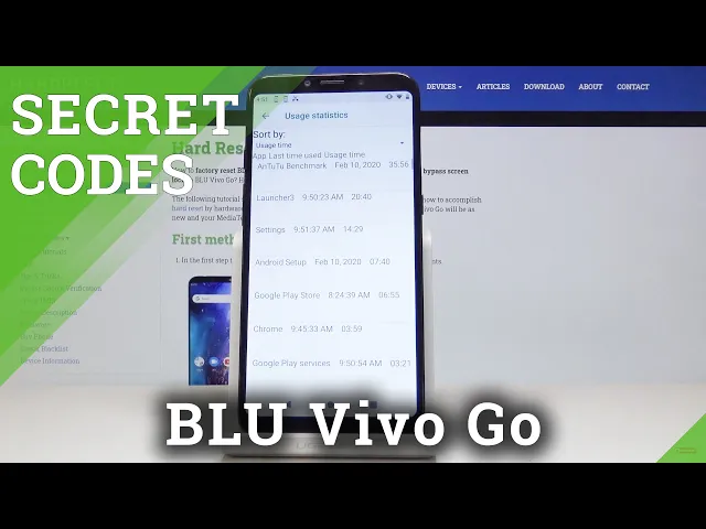 Video thumbnail for Secret Codes in BLU Vivo Go - Hidden Mode / Testing Menu