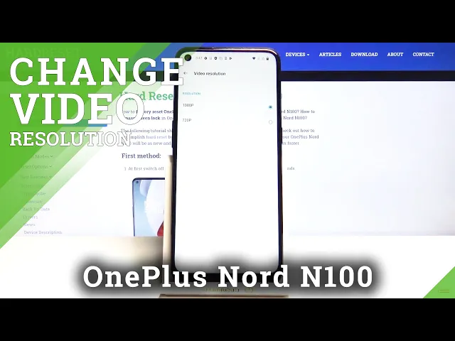 Video thumbnail for How to Change Video Resolution in OnePlus Nord N100 – Camera Settings