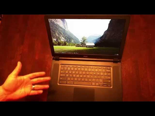 Video thumbnail for Acer Chromebook 15 Review