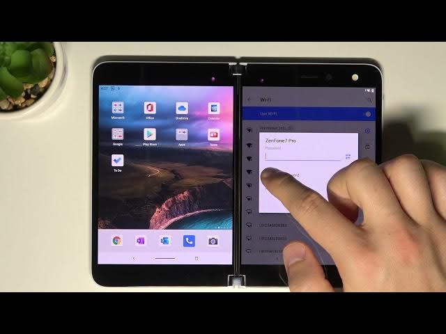Video thumbnail for How to Connect MICROSOFT Surface Duo to WiFi Network - WiFi Connection