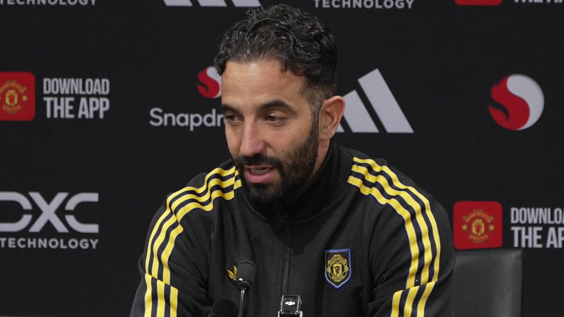 'Video thumbnail for 'For the fans' - Amorim on Man Utd victory over Brighton'