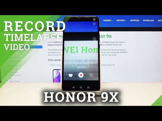 Video thumbnail for How to Record Time Lapse in Honor 9x- Huawei Camera Time-Lapse