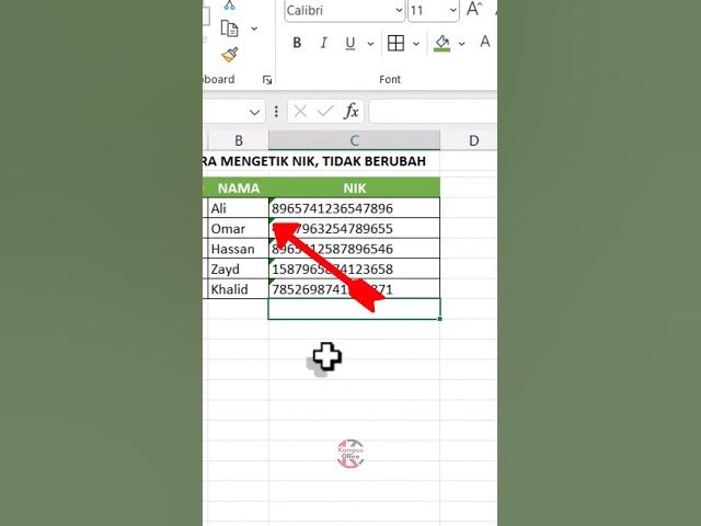 Video thumbnail for Cara Mengetik NIK di excel Agar Tidak Berubah #excel