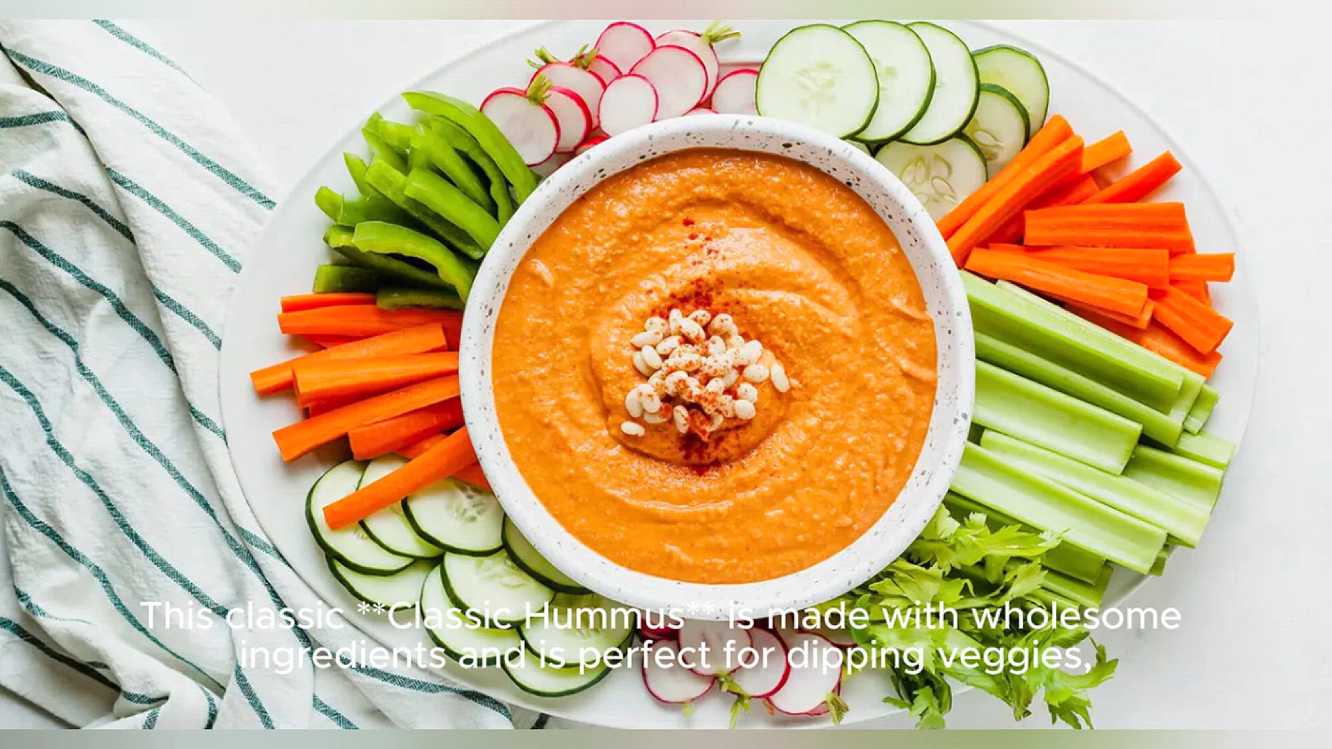 Video thumbnail for healthy hummus recipe