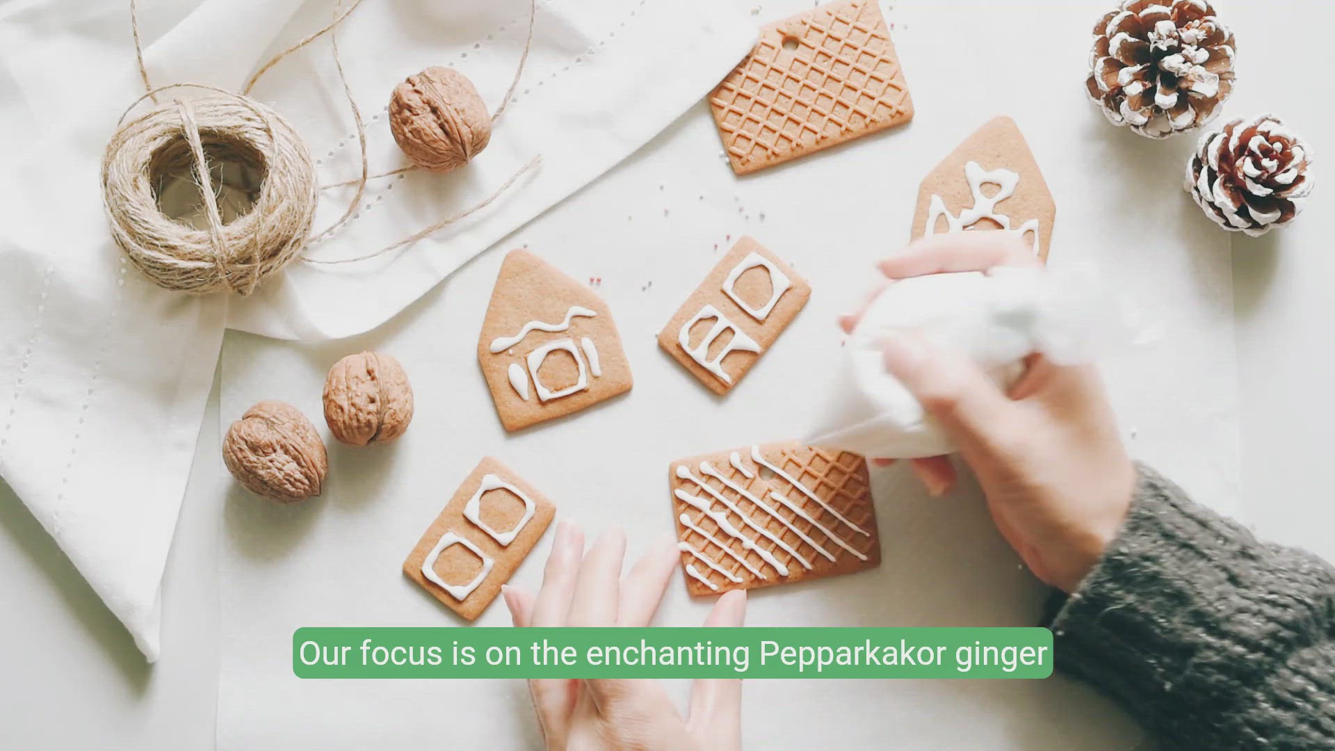 'Video thumbnail for Bake Delicious Swedish Pepparkakor Ginger Cookies in Just 5 Minutes!'