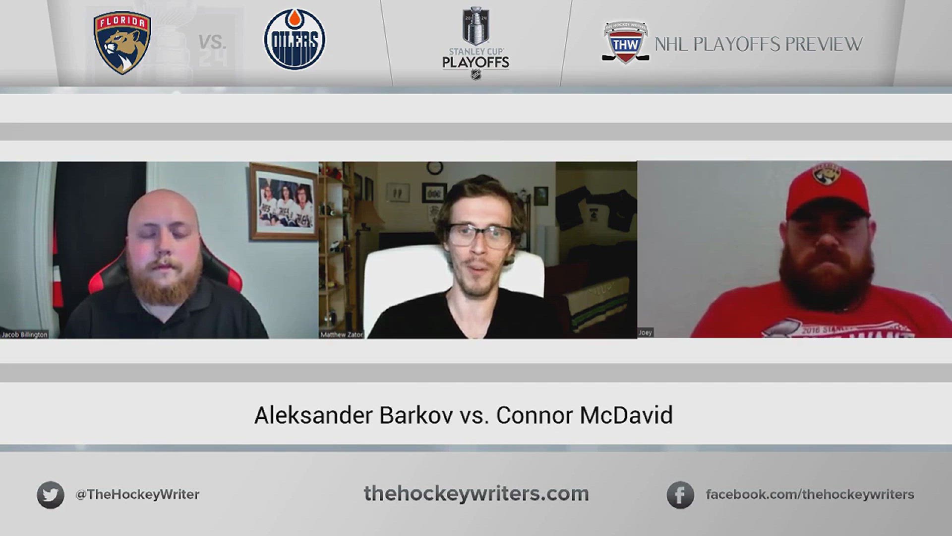 Video thumbnail for 2024 Stanley Cup Final Matchups - Aleksander Barkov vs. Connor McDavid