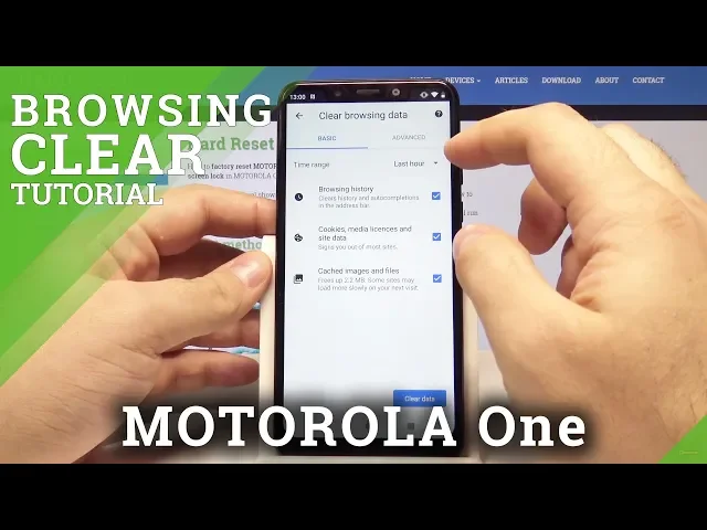 Video thumbnail for How to Clear Browser Data in MOTOROLA One - Delete History & Cookies