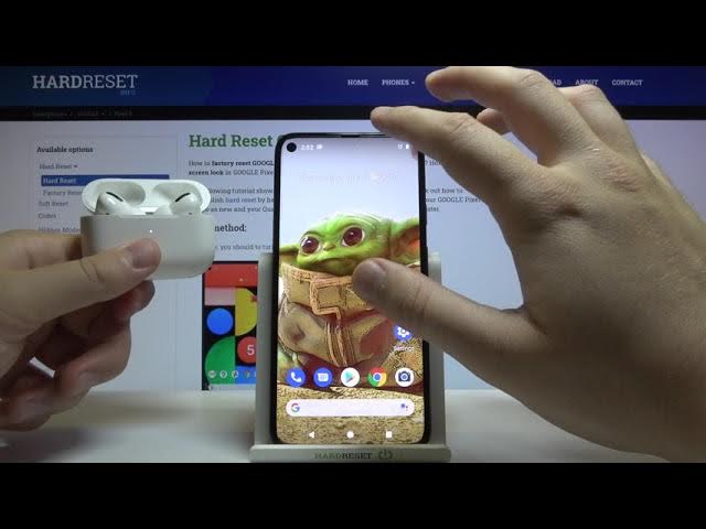 Video thumbnail for How to Connect AirPods Pro to Google Pixel 5 – Bluetooth Connection