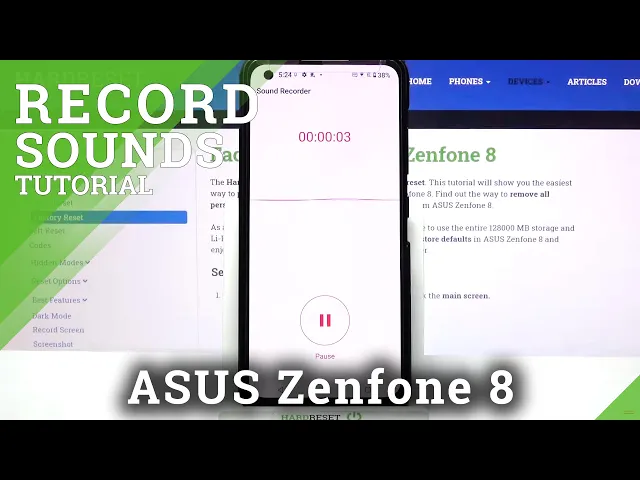 Video thumbnail for How to Use Sound Recorder on ASUS Zenfone 8 - Operate Voice Recorder