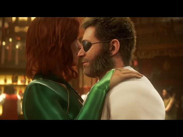Video thumbnail for Marvel's Wolverine - Roll The Dice: Accompany and Dance with Jean Grey | Eavesdrop | Kiss Cutscene