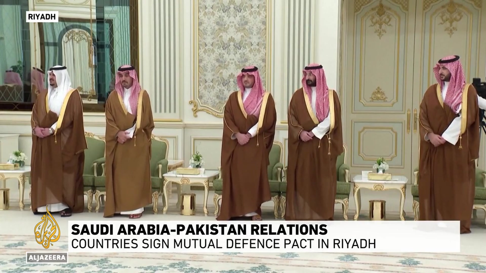 'Video thumbnail for Saudi Arabia signs mutual defence pact with nuclear-armed Pakistan'