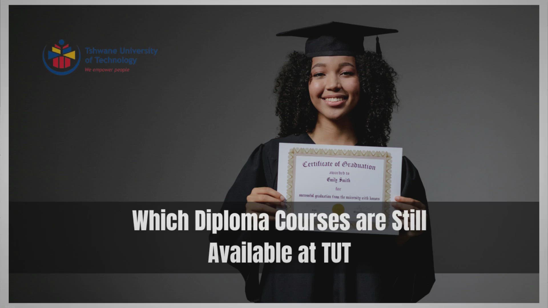 Video thumbnail for UntitledWhich Diploma Courses are Still Available at TUT