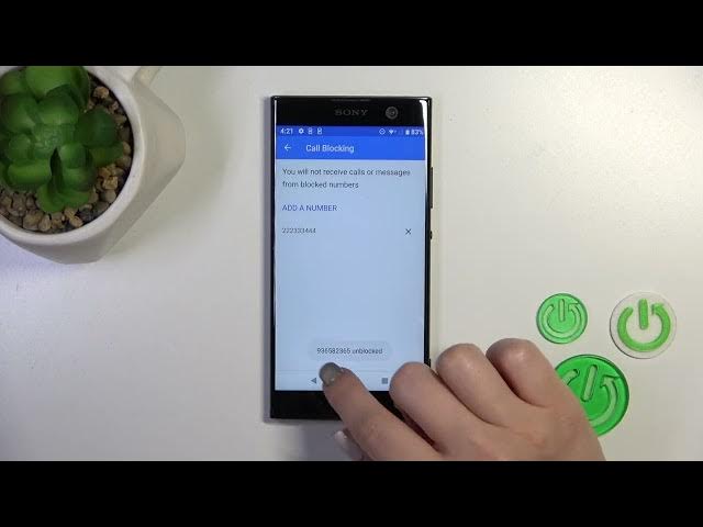 Video thumbnail for How to Unblock Number on SONY Xperia XA2? | Removing Blocked Callers