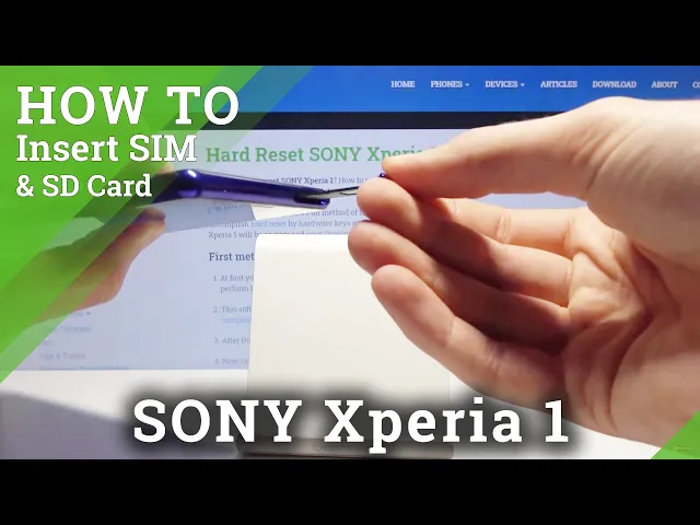 Video thumbnail for How to Install Nano SIM & Micro SD Card in SONY Xperia 1 – Insert SIM & SD Cards