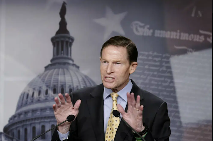 Video thumbnail for Sen. Blumenthal accuses Trump administration of lowballing Iran war costs, causalities