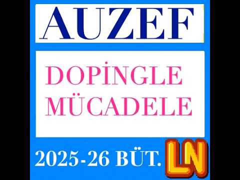 Video thumbnail for Dopingle Mücadele 2025-2026 Bütünleme Soruları